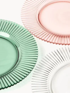 Platos llanos con relieves Effie, 4 uds.