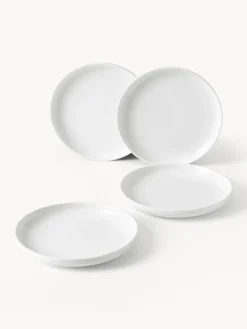 Platos llanos de porcelana Nessa, 4 uds.
