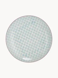 Platos llanos pintados a mano Patrizia, 3 uds.