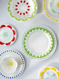 Platos pequeños artesanales Folk, 4 uds.