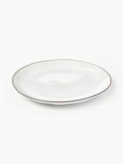 Platos postre artesanales Nordic Sand, 4 uds.