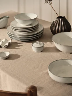 Platos postre artesanales Nordic Sand, 4 uds.