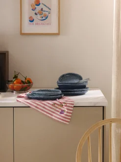 Platos postre artesanales en forma orgánica Macey, 4 uds