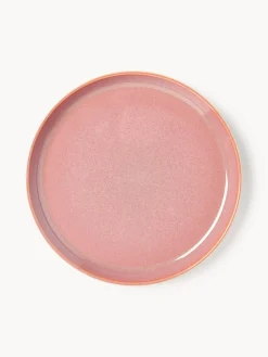 Platos postre con esmalte reactivo Havana, 4 uds.