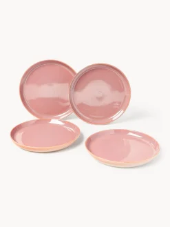 Platos postre con esmalte reactivo Havana, 4 uds.