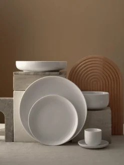 Platos postre de porcelana Nessa, 4 uds.