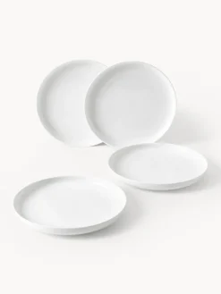 Platos postre de porcelana Nessa, 4 uds.