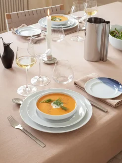 Platos postre de porcelana Koppel, 4 uds.