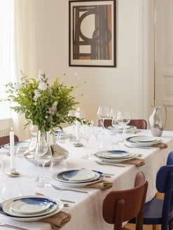 Platos postre de porcelana Koppel, 4 uds.