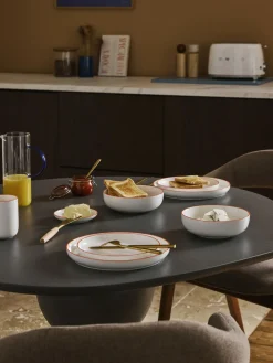 Platos postre de porcelana Facile, 2 uds.