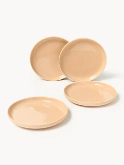 Platos postre de porcelana Nessa, 4 uds.
