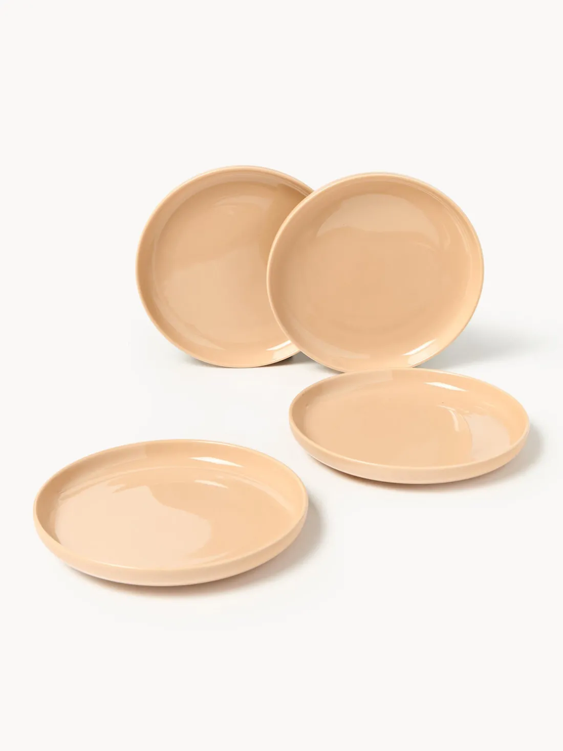 Platos postre de porcelana Nessa, 4 uds.