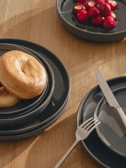 Platos postre de porcelana Nessa, 4 uds.