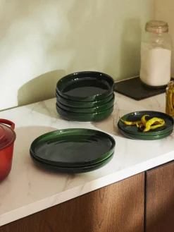 Platos postre de porcelana Nessa, 4 uds.