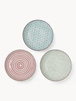 Platos postre pintados a mano Patrizia, 3 uds.