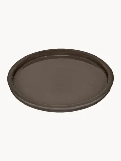 Platos postres de porcelana con esmalte reactivo Dune, 2 uds.