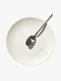 Platos postres de porcelana con esmalte reactivo Zuma, 2 uds.