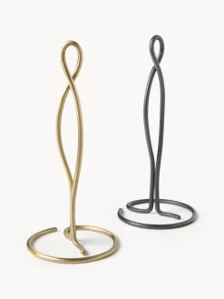 Portarrollos artesanal de metal Curvature