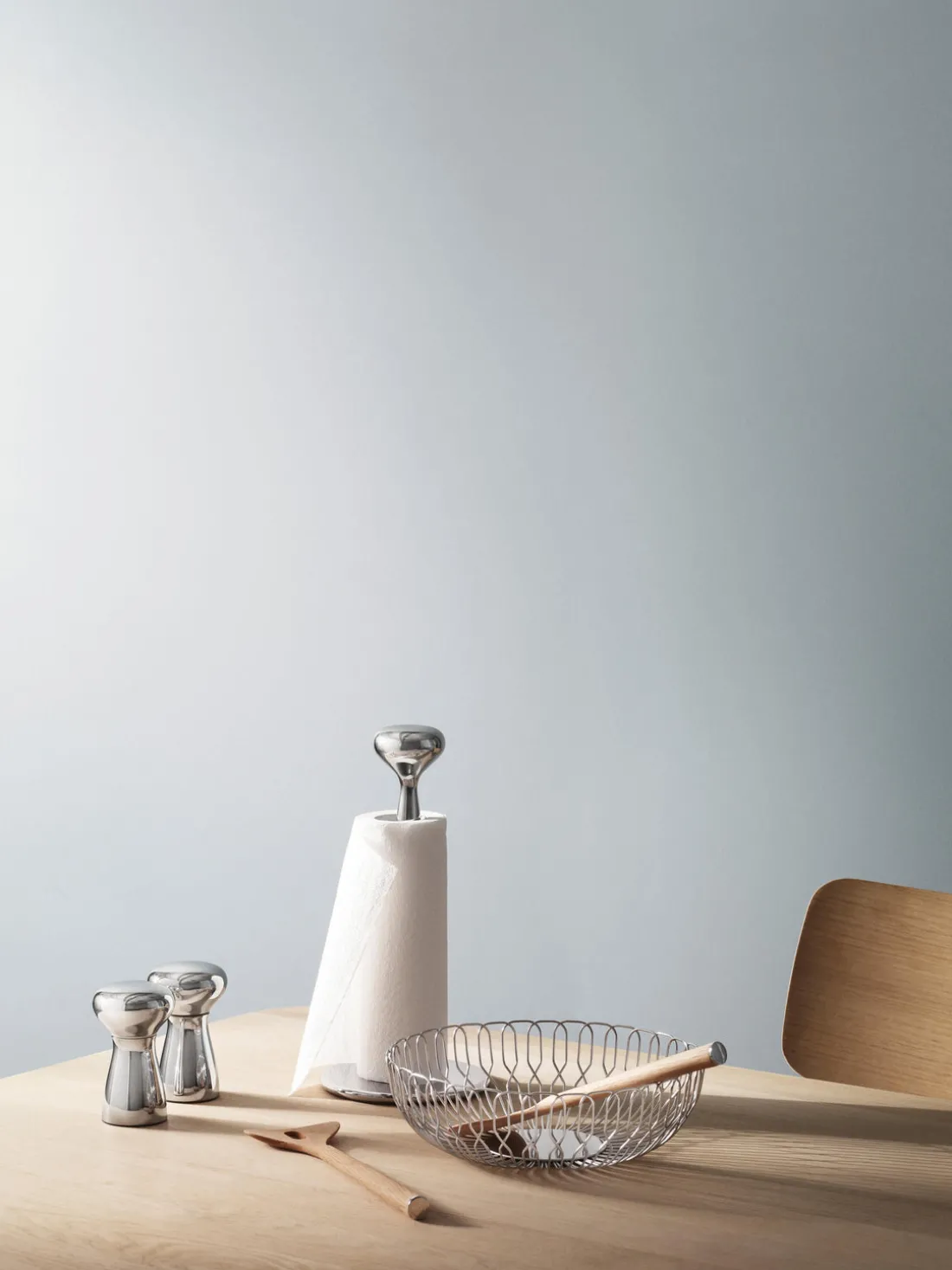 Portarrollos de acero inoxidable Alfredo