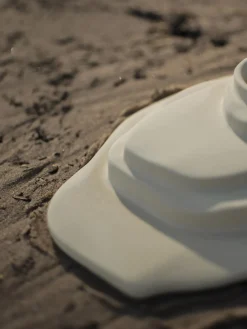 Portavelas de cerámica Dune