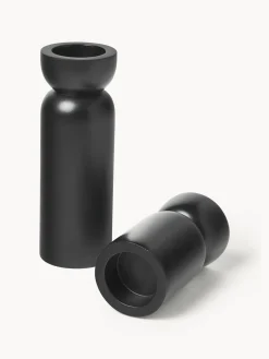 Portavelas de madera de mango Matti, 2 uds.