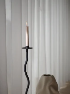 Portavelas de suelo Curved, 86 cm