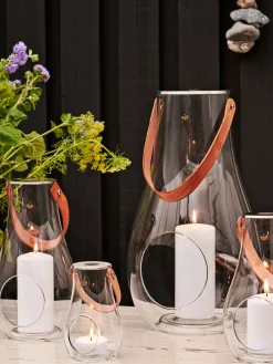 Portavelas de vidrio soplado Design With Light