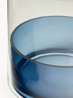 Portavelas de vidrio Tota