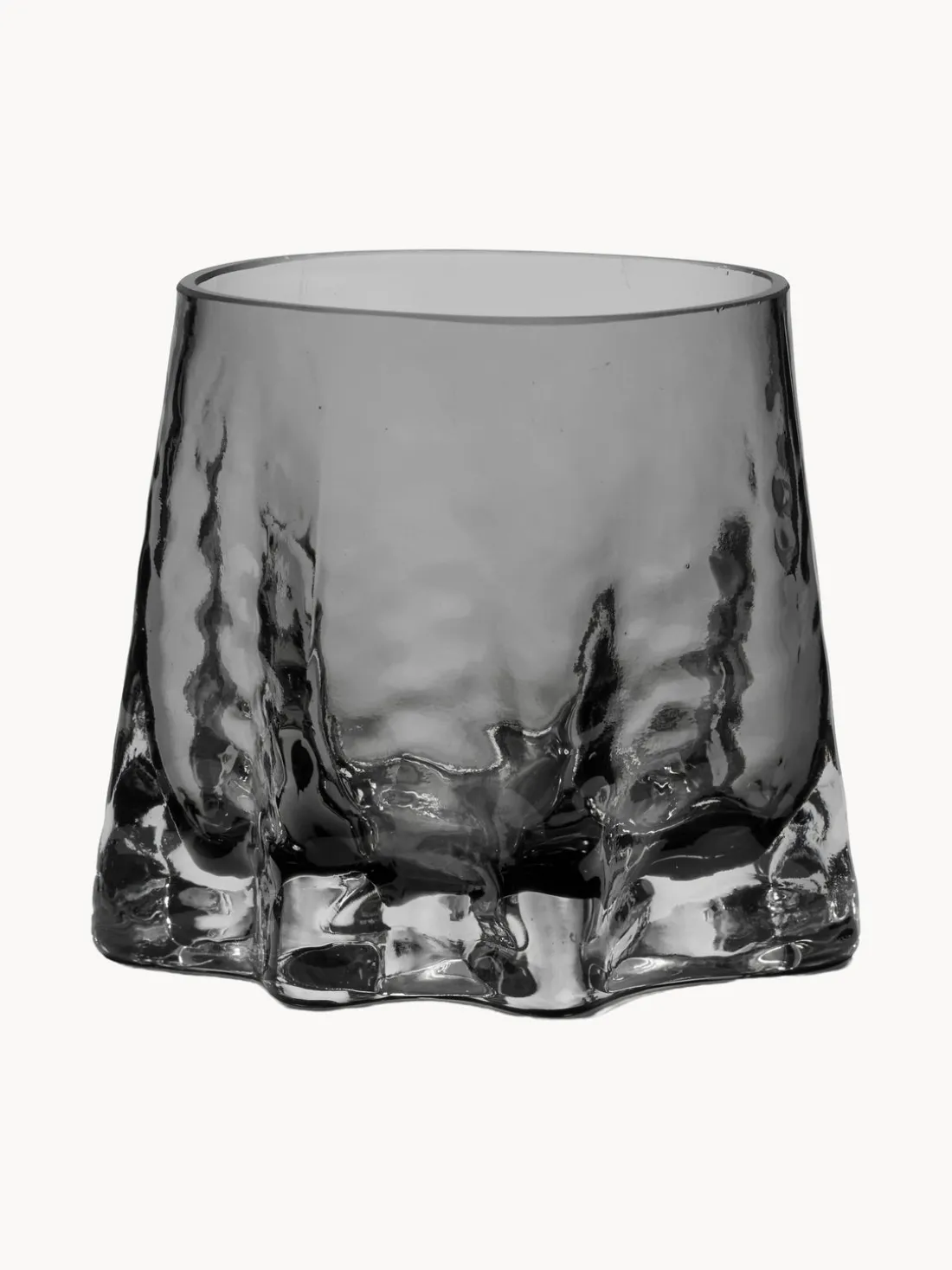 Portavelas soplado artesanalmente Gry