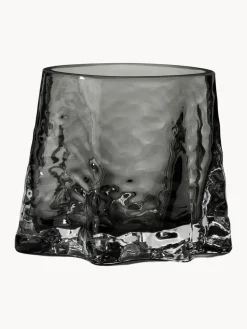 Portavelas soplado artesanalmente Gry