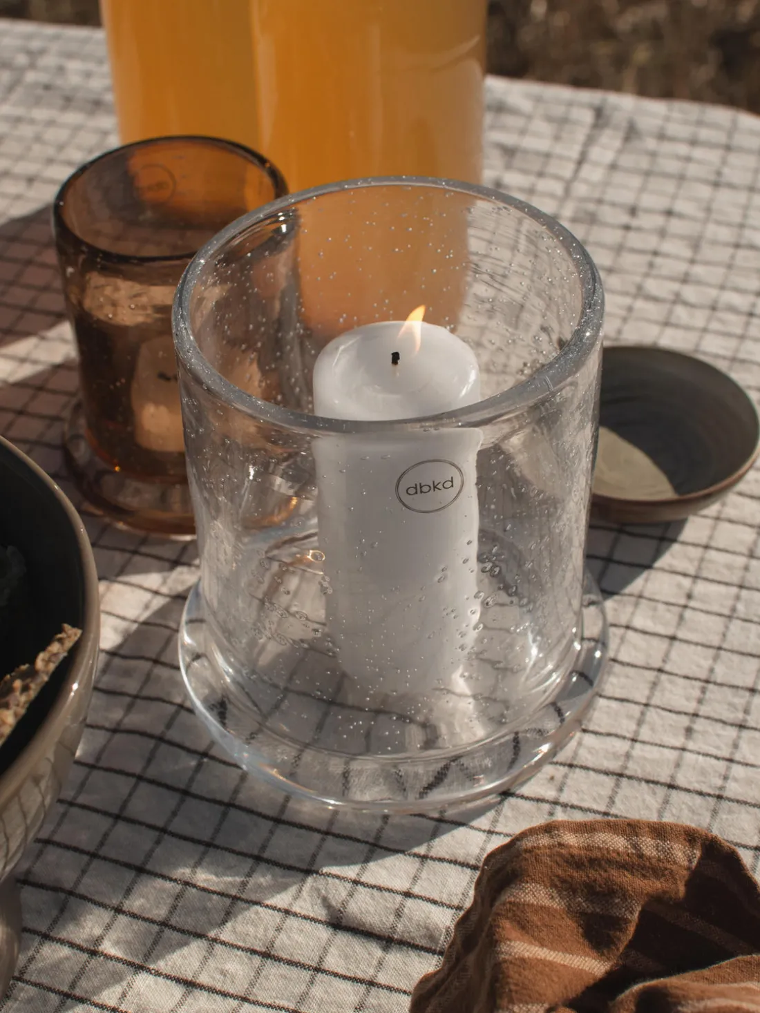 Portavelas Windlight Bubble, 15 cm