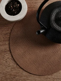 Posavasos de cuero redondos Hot