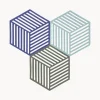 Posavasos Hexagon, 3 uds.