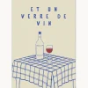 Póster Et Un Verre de Vin
