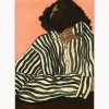 Póster Serene Stripes by Hanna Peterson x The Poster Club