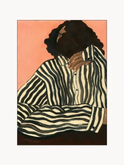 Póster Serene Stripes by Hanna Peterson x The Poster Club