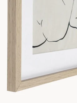 Pósters con marcos de madera Refined, 2 uds.