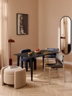 Puf de borreguillo con espacio de almacenaje Benji