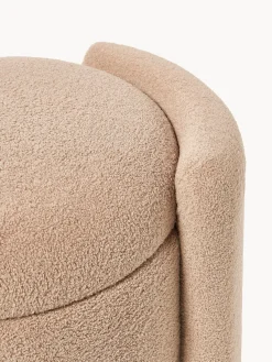 Puf de borreguillo con espacio de almacenaje Benji