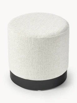 Puf de tejido bouclé Orchid