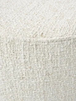 Puf de tejido bouclé Orchid