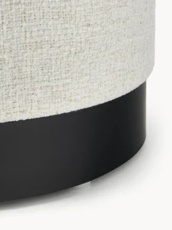 Puf de tejido bouclé Orchid