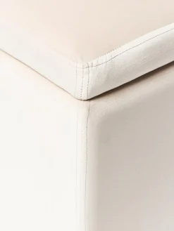 Puf de terciopelo con espacio de almacenamiento Winou