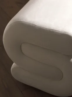 Puf de terciopelo Merle