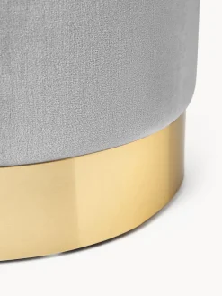 Puf de terciopelo Orchid