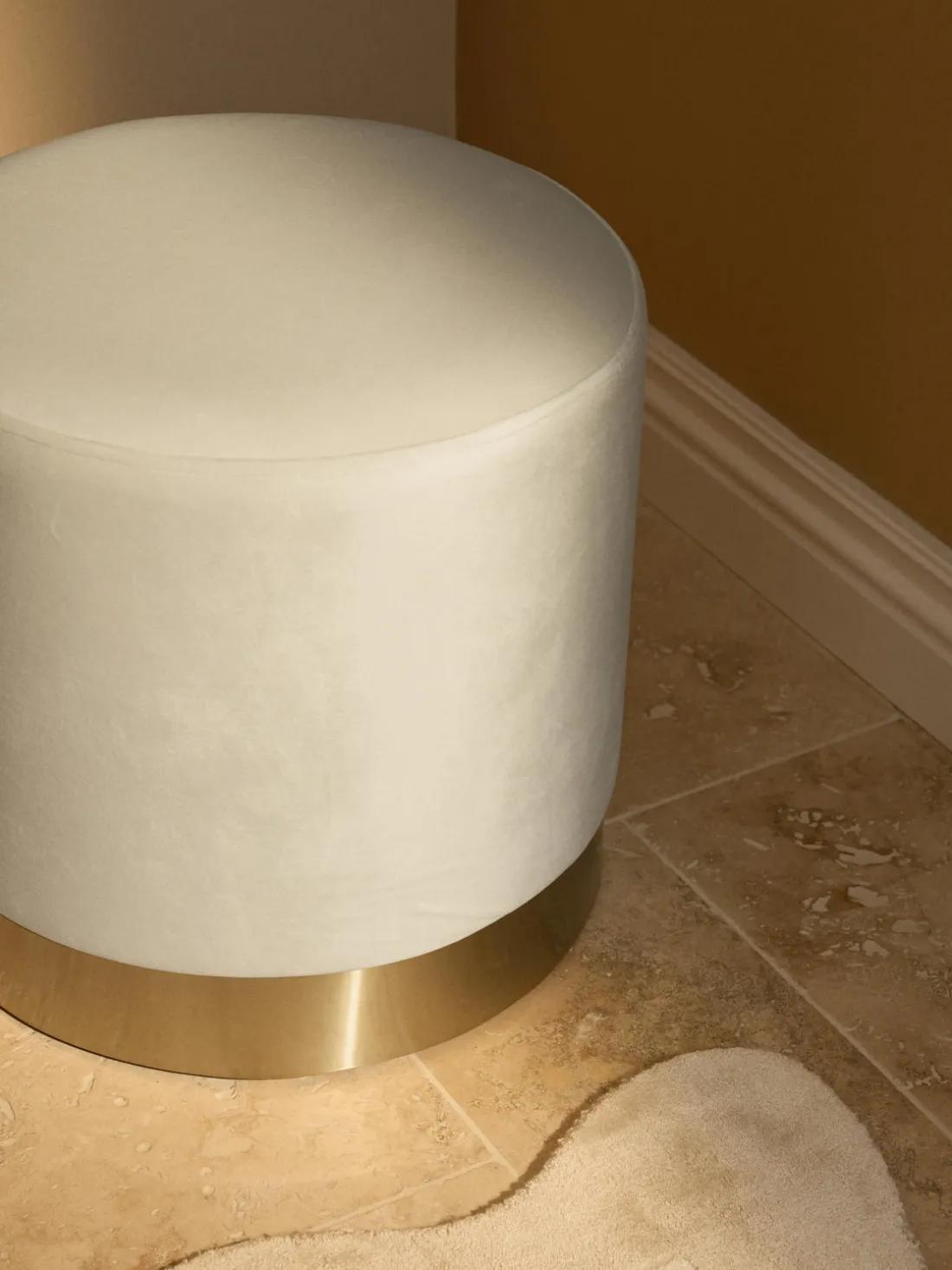 Puf de terciopelo Orchid