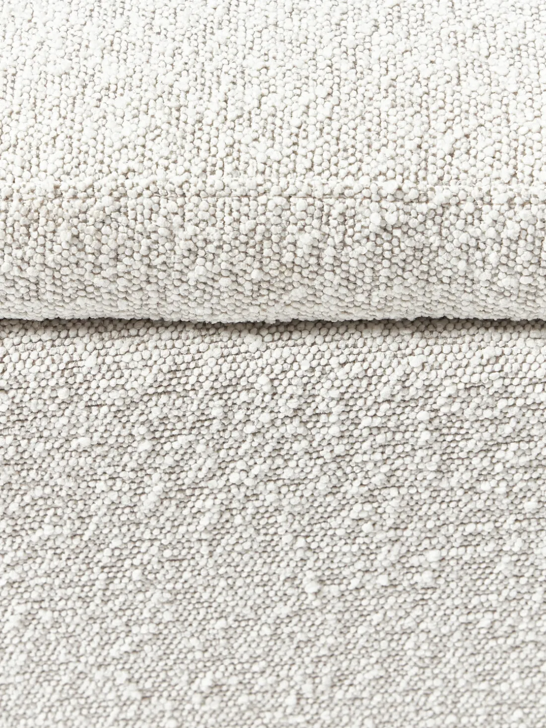 Puf en tejido bouclé con espacio de almacenamiento Winou