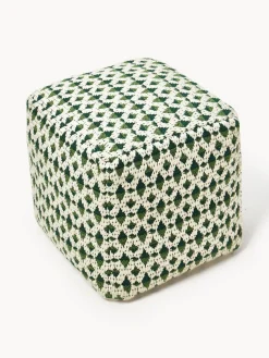 Puf para exterior estampado Yamir