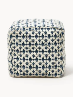 Puf para exterior estampado Yamir