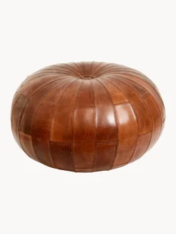 Puf redondo de cuero Rugby